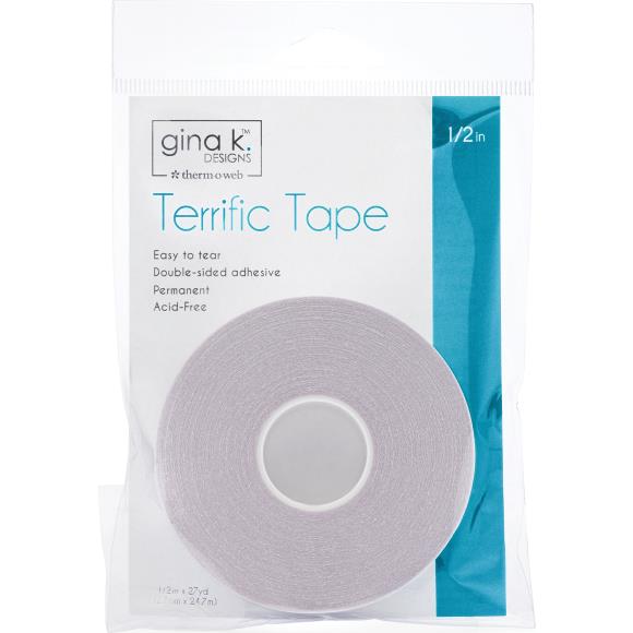 Gina K. Designs - Terrific Tape 1/2"X27yds