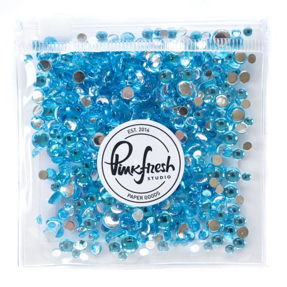 Pinkfresh Studio - Clear Drops Turquoise/Blue