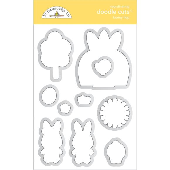 SET DEAL: Doodlebug Design - Bunny Hop Doodle Stamps & Doodle Pops