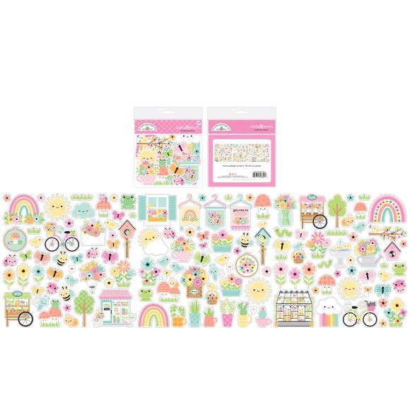 Doodlebug Design - Butterfly Kisses Odds & Ends