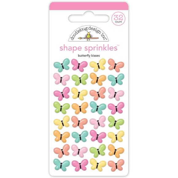 Doodlebug Design - Butterfly Kisses Shape Sprinkles