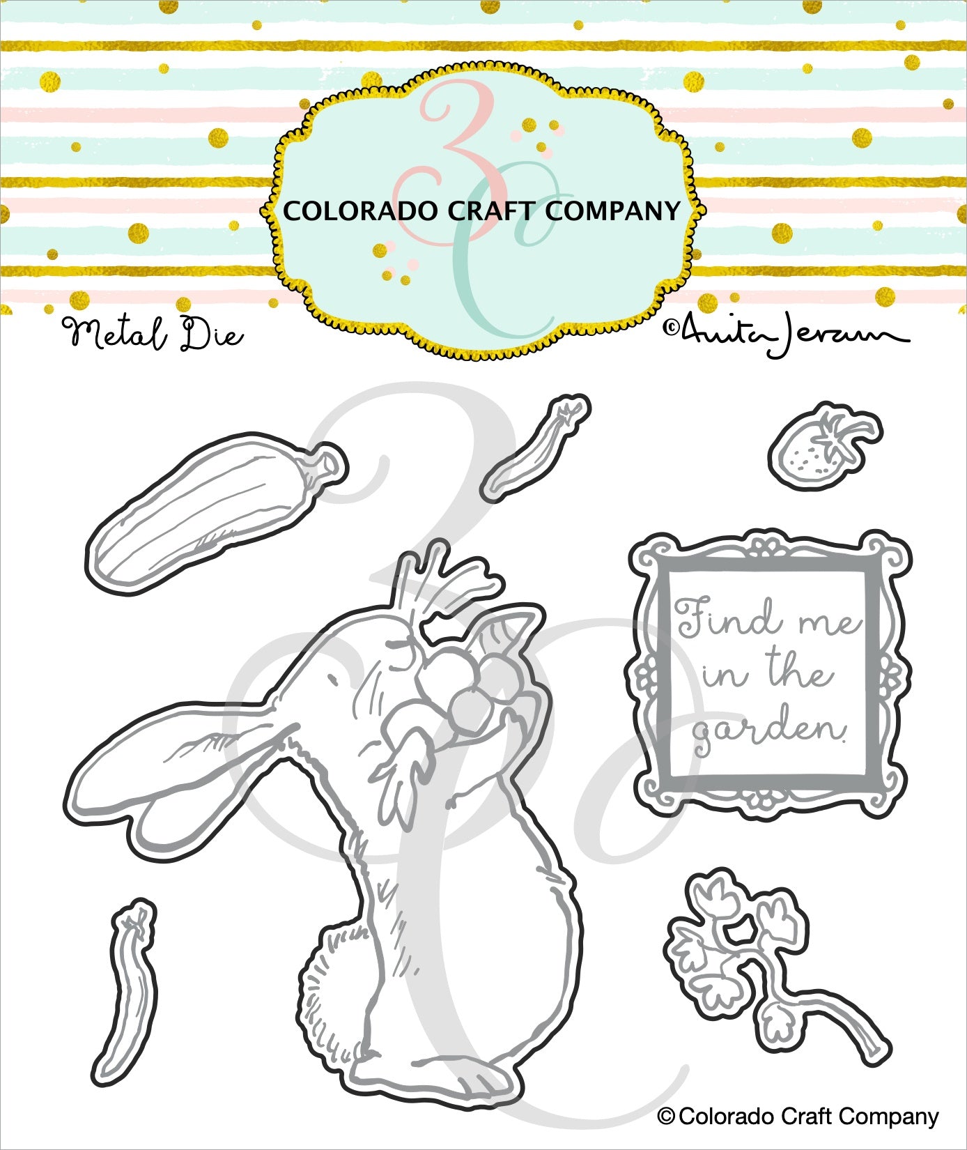 Colorado Craft Company - Garden Therapy Metal Die Set
