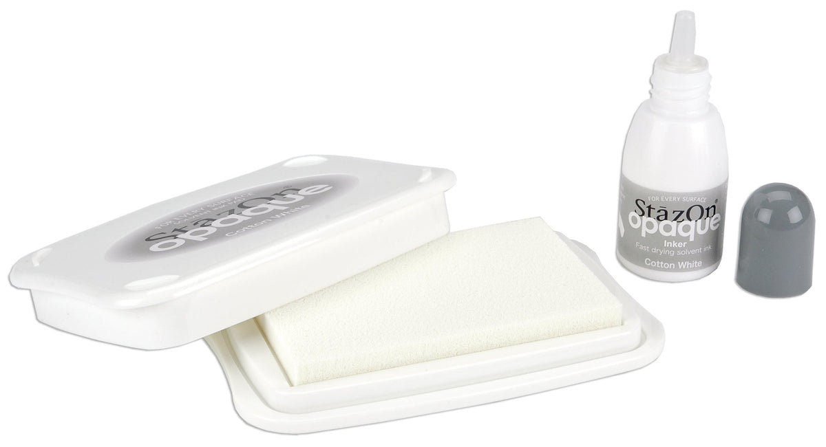 Tsukineko - StazOn Opaque Ink Cotton White