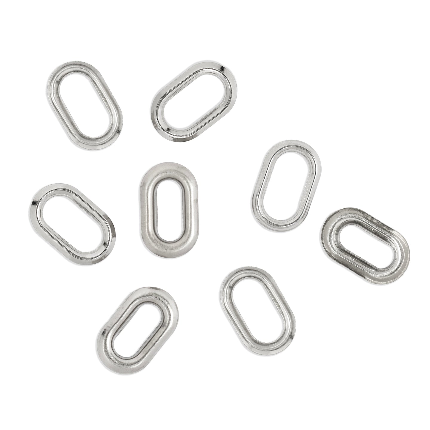 We R Makers - Crop-A-Dile Oval Eyelets Silver (50pcs)