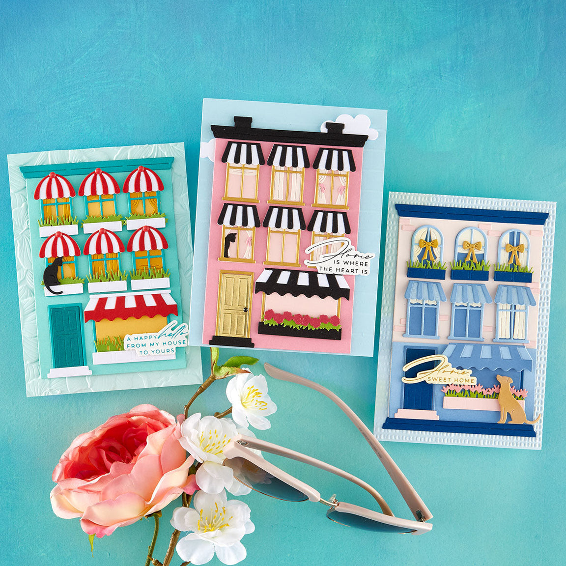 Spellbinders - Everyday Windows, Curtains and Flower Boxes Etched Dies