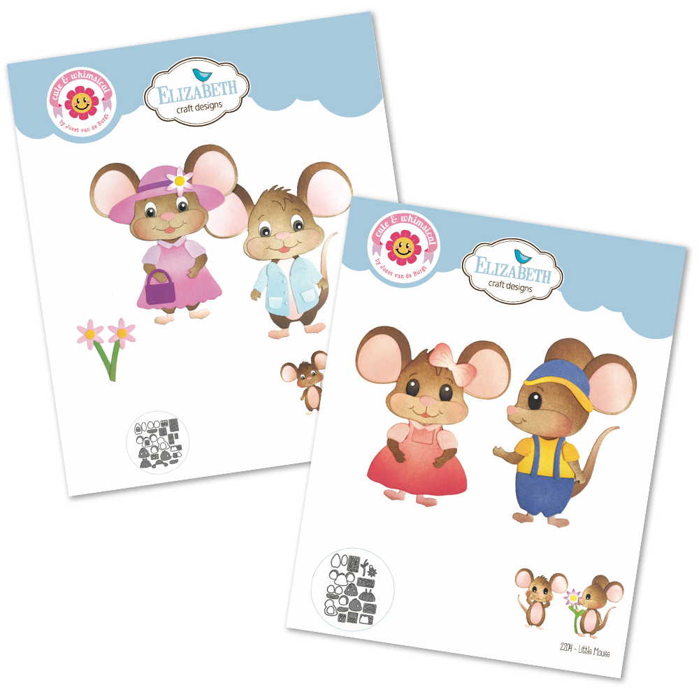 SET DEAL: Elizabeth Craft Designs - Big & Little Mouse Set