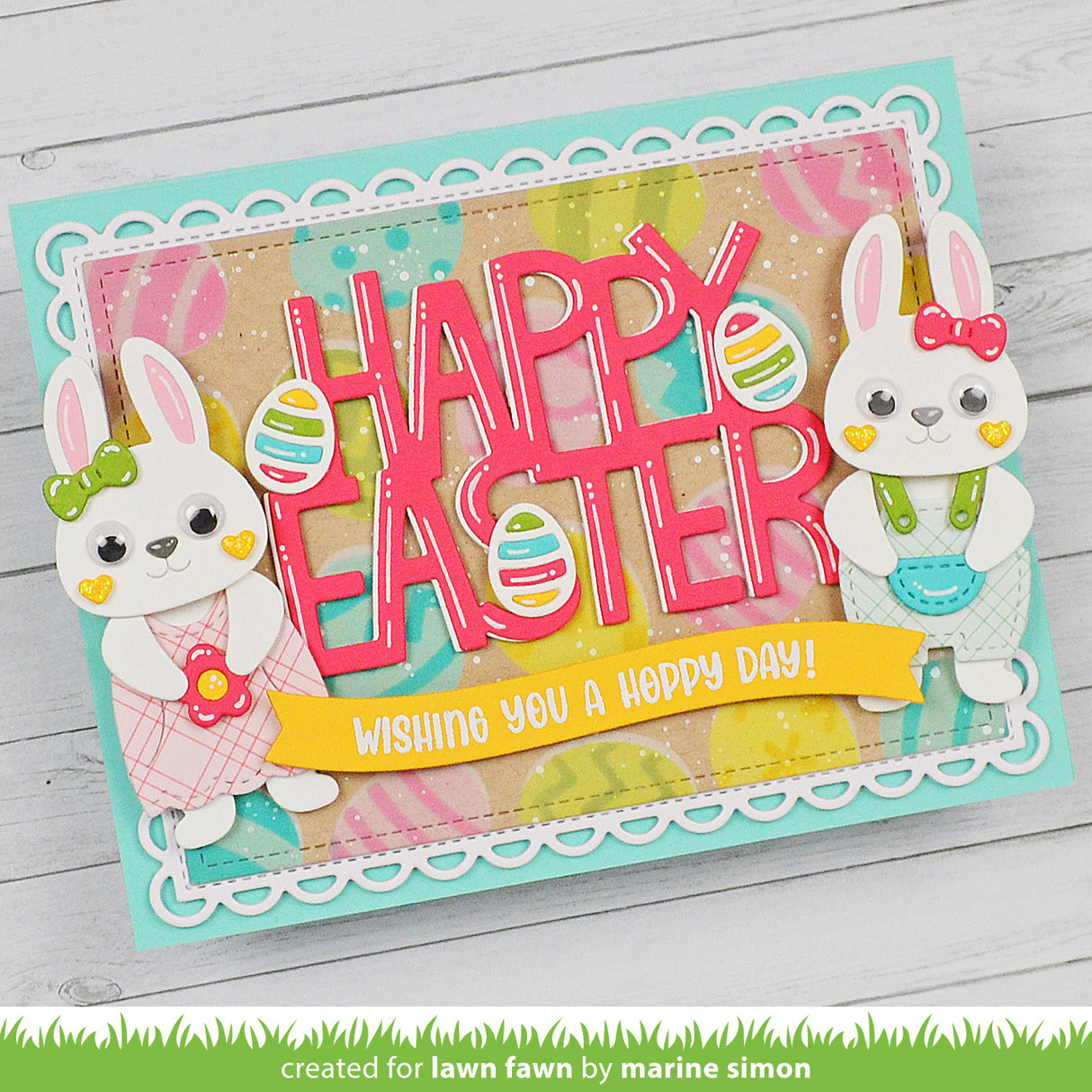 Lawn Fawn - Henry's Build-A-Sentiment: Bunny Puns