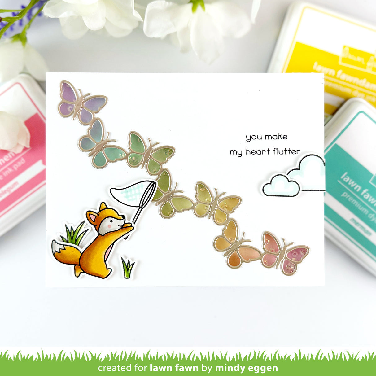 Lawn Fawn - Butterfly Border