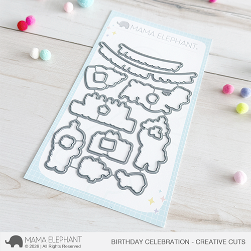 Mama Elephant - Birthday Celebration - Creative Cuts