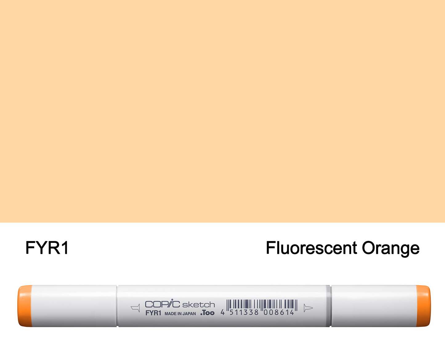 Copic SKETCH - FYR1 (Fluorescent Orange)