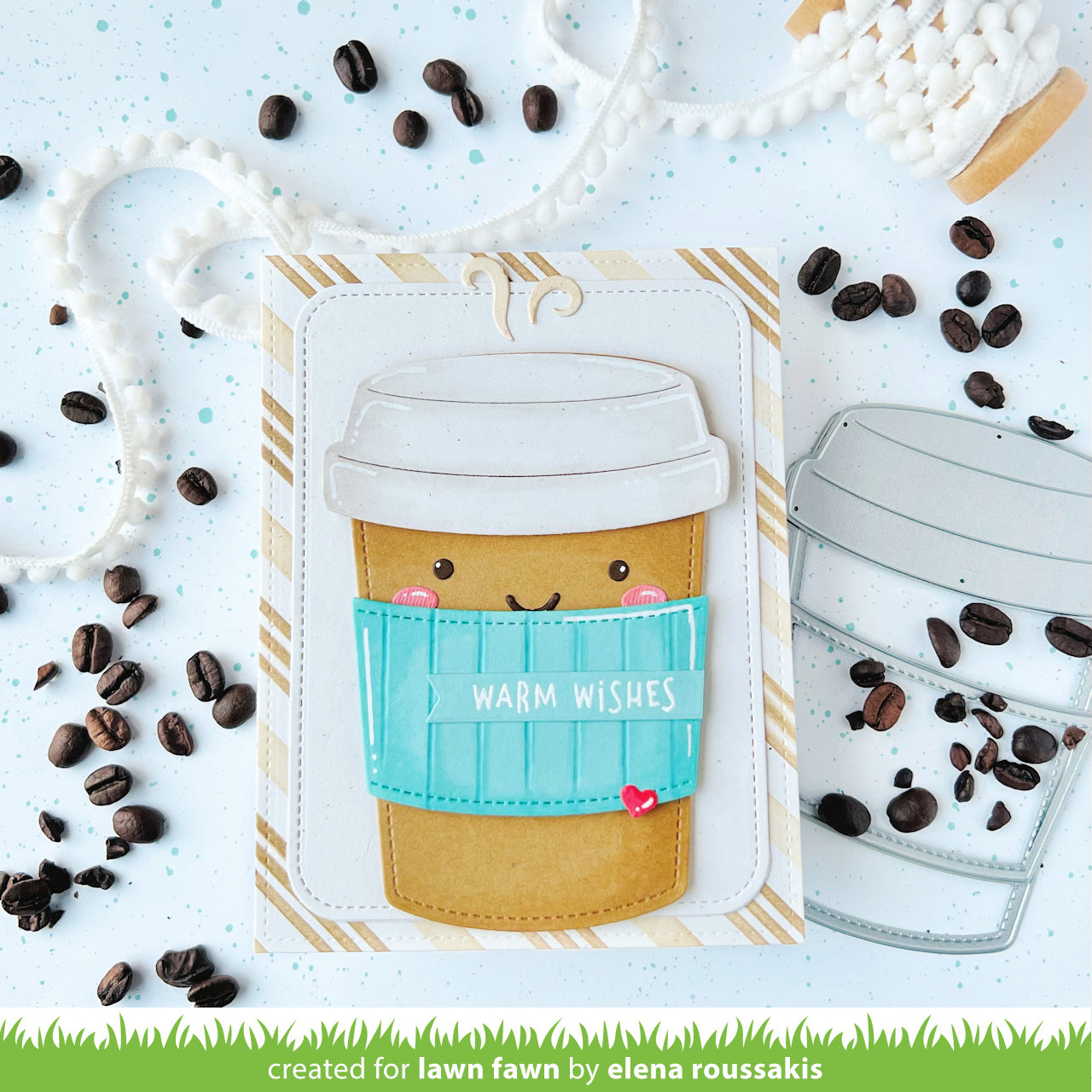 Lawn Fawn - Coffee Cup Gift Card Holder