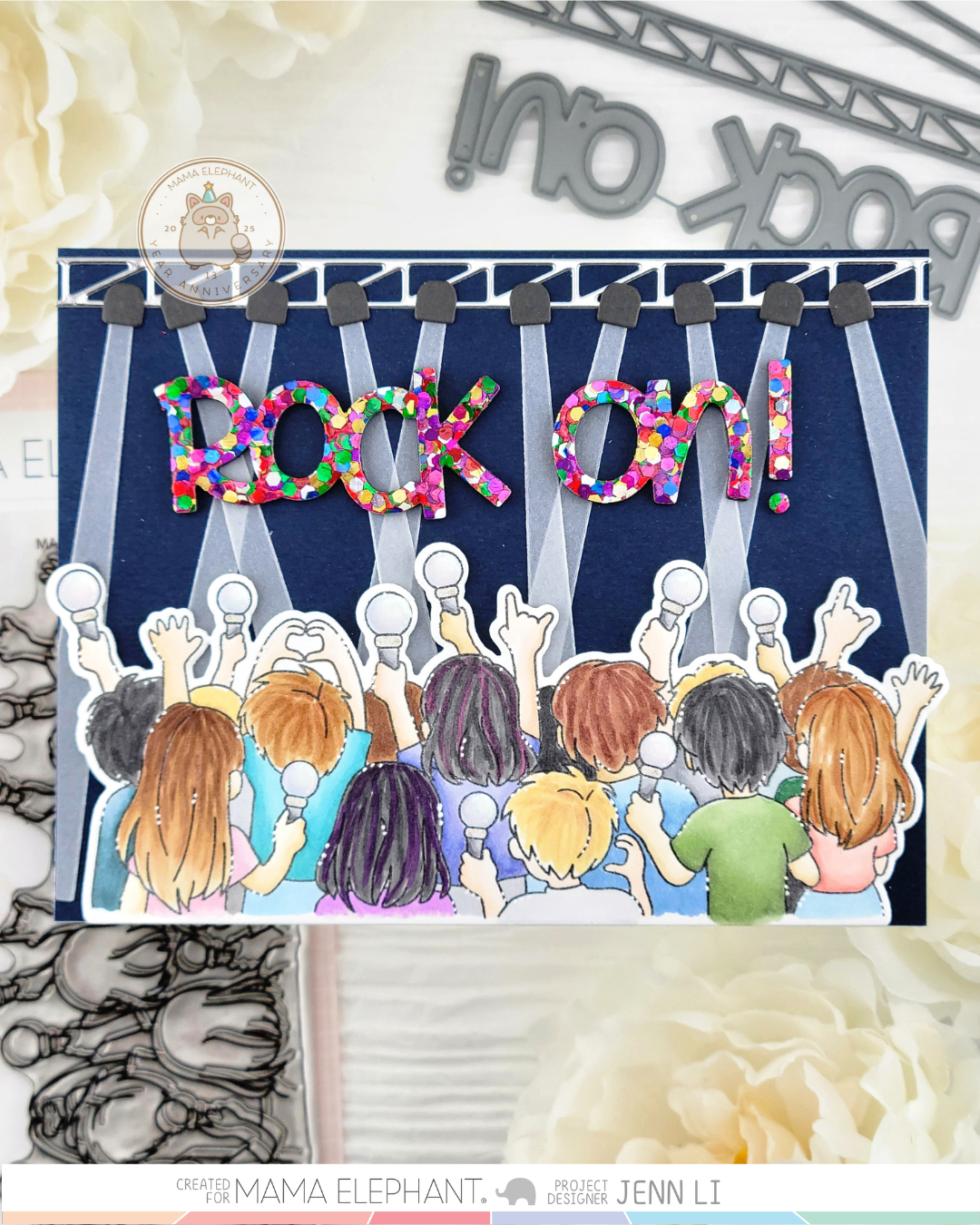 Mama Elephant - You Rock - Creative Cuts