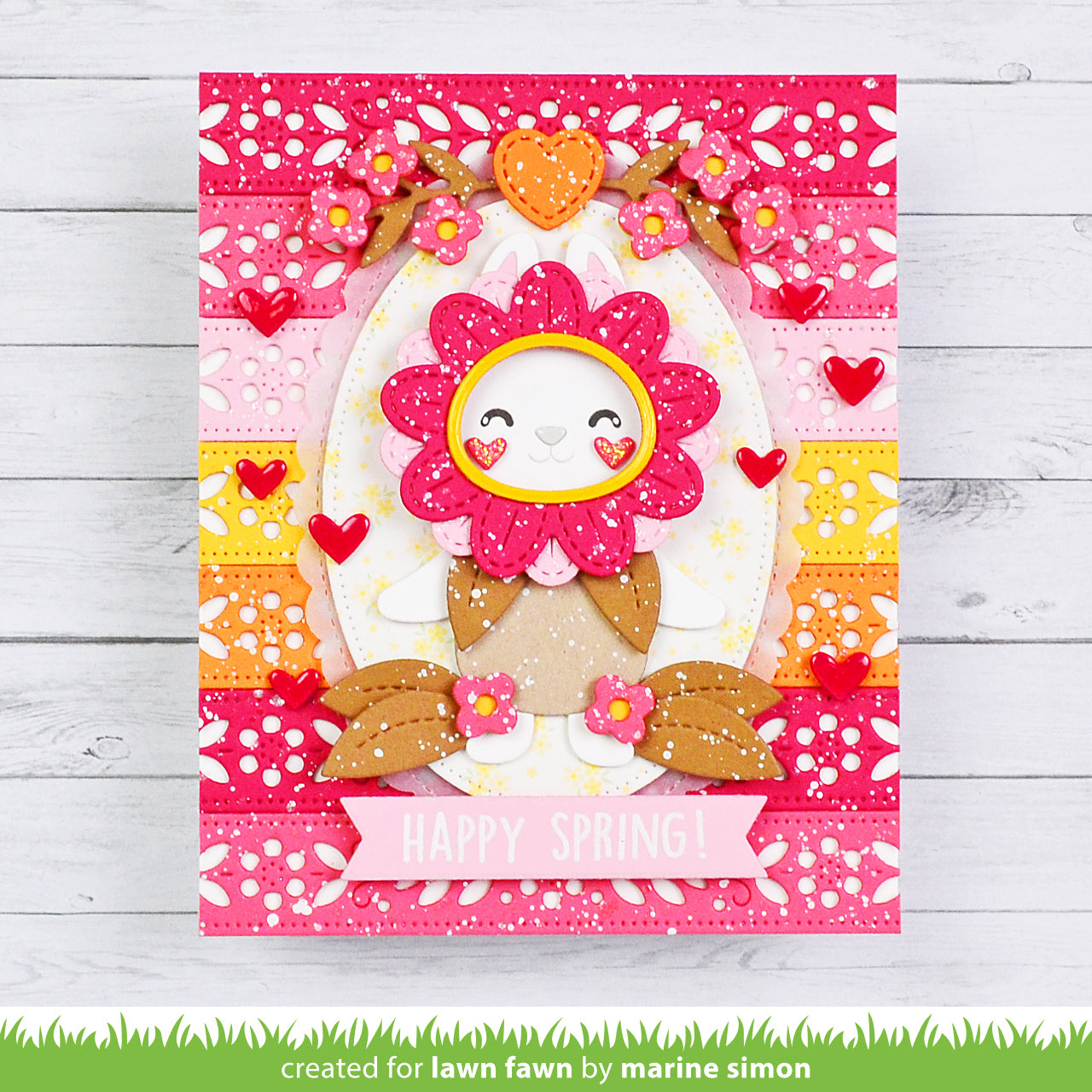 Lawn Fawn - Folksy Sprig Border
