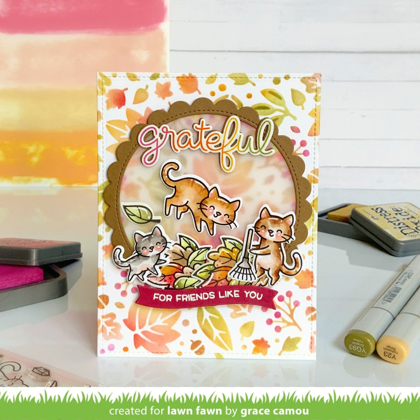 Lawn Fawn - Scripty Autumn Sentiments