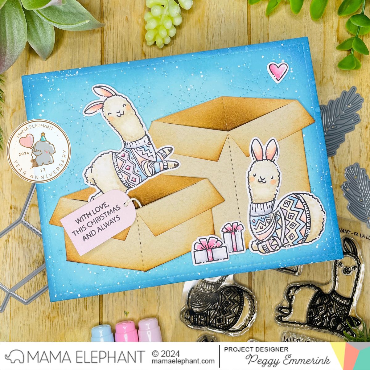 Mama Elephant - Faux 3D Boxes - Creative Cuts