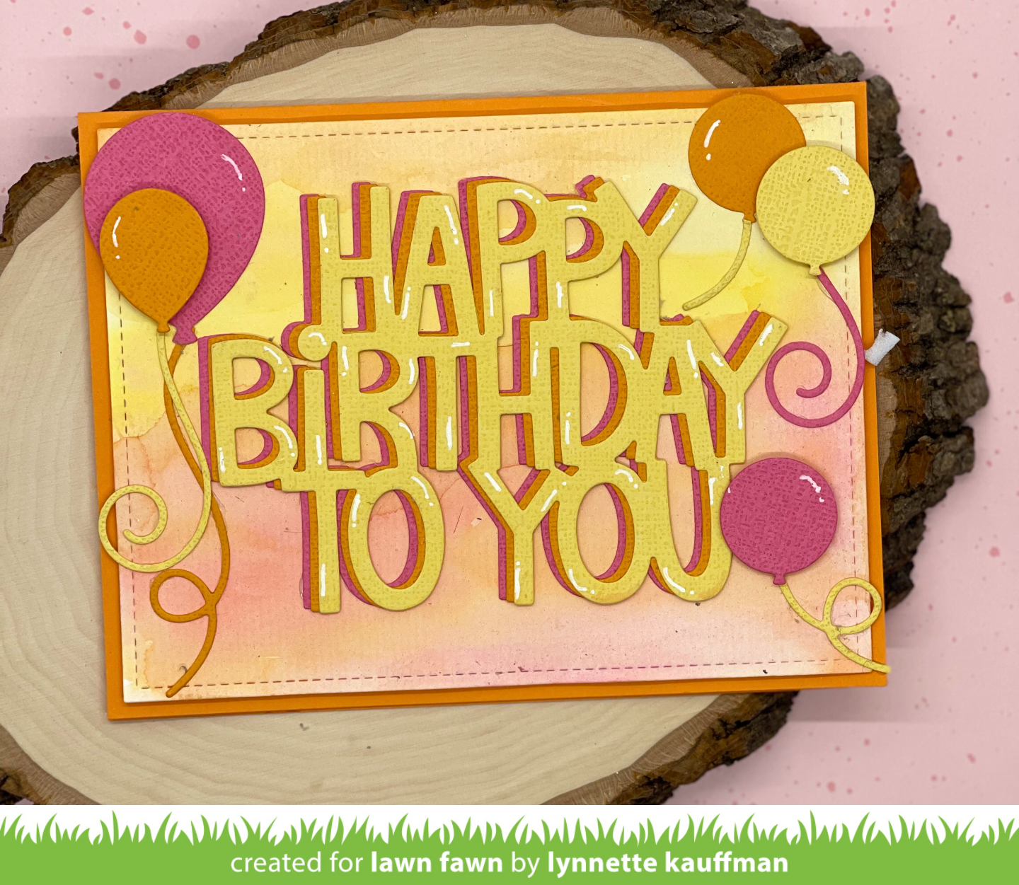 Lawn Fawn - Giant Happy Birthday To You