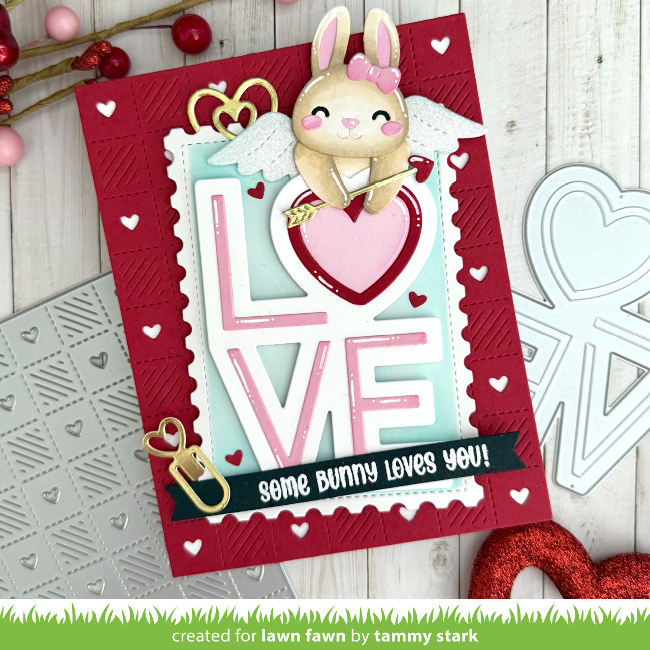 Lawn Fawn - Postage Rectangle Stackables Stencils