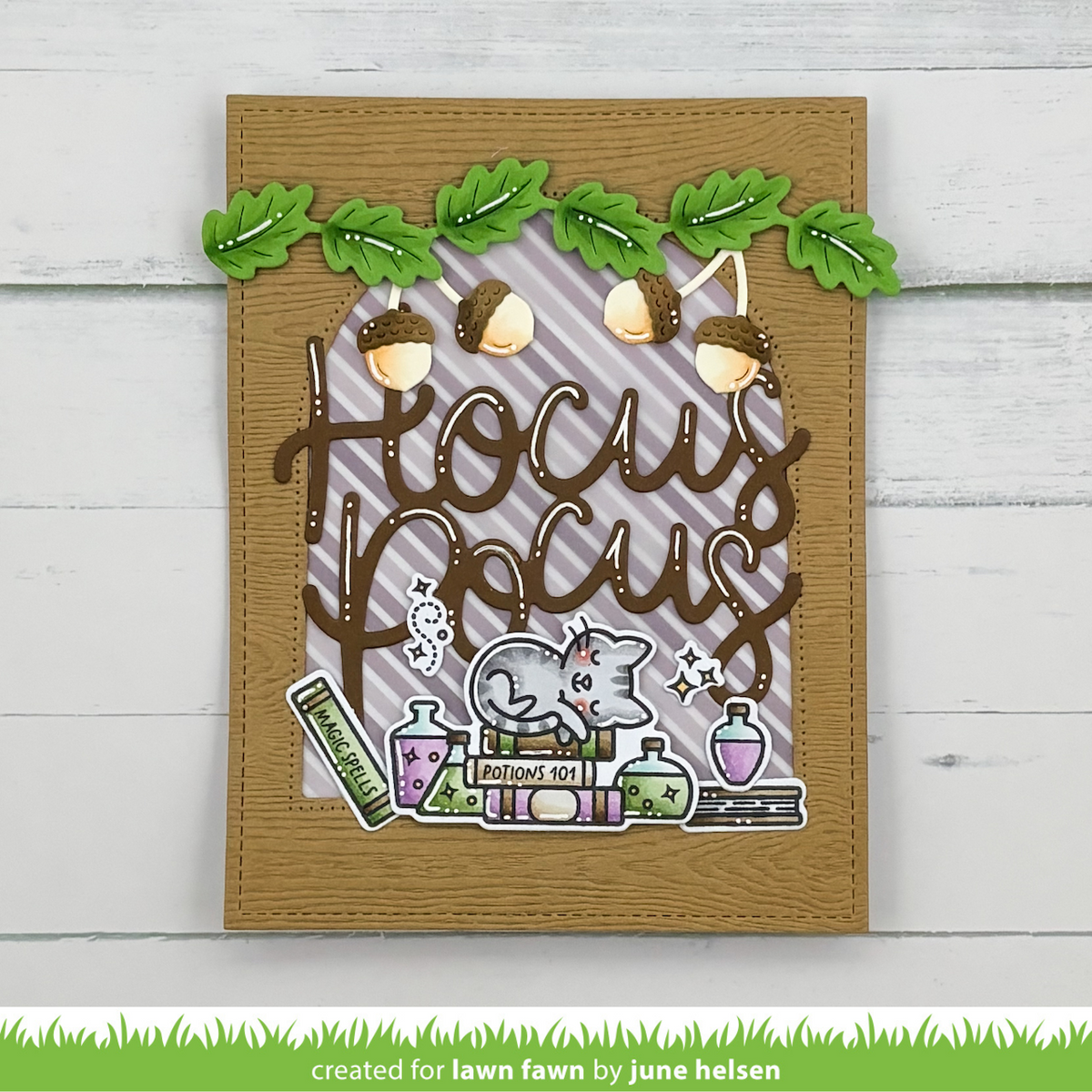 Lawn Fawn - Leaf And Acorn Border