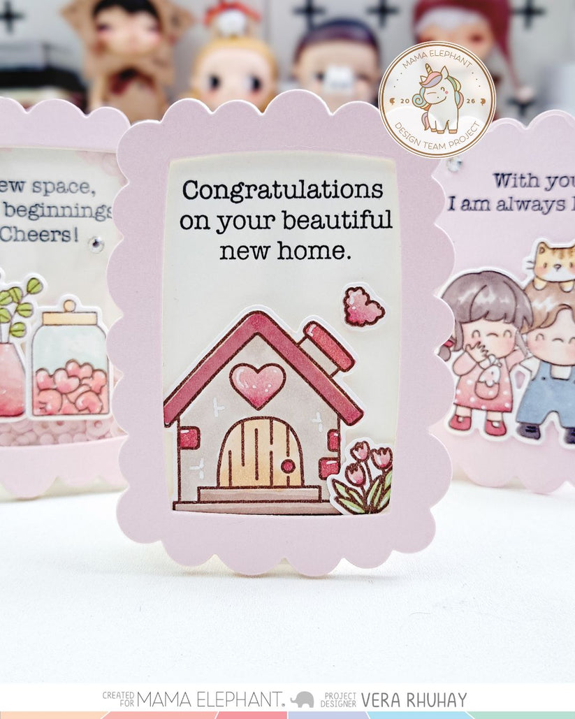 Mama Elephant - Silly Shaker Rectangle - Creative Cuts
