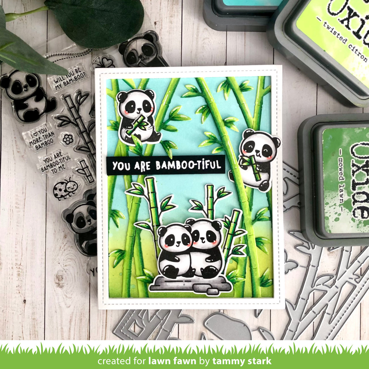 Lawn Fawn - Bamboo Forest Backdrop: Portrait