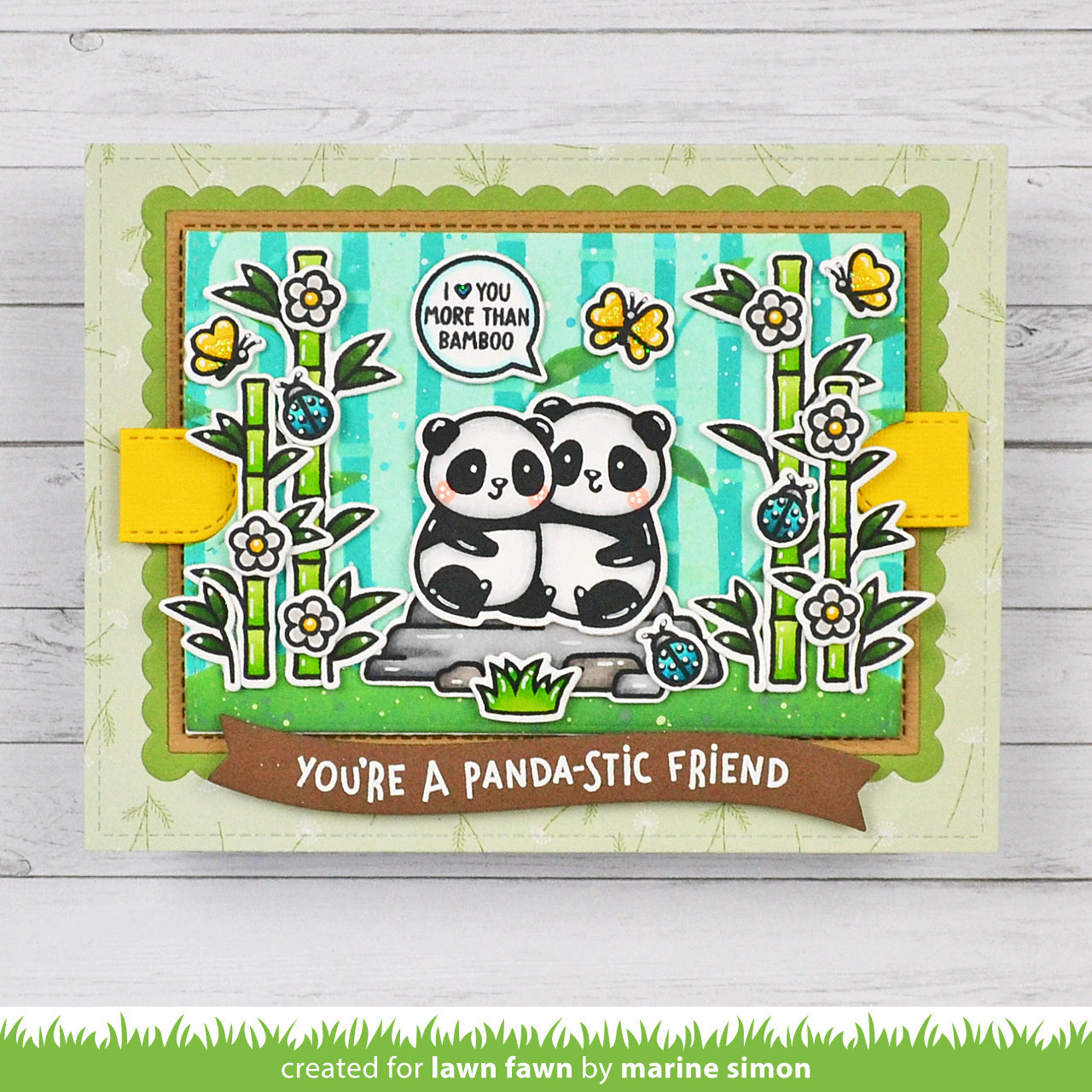 Lawn Fawn - I Heart Pandas
