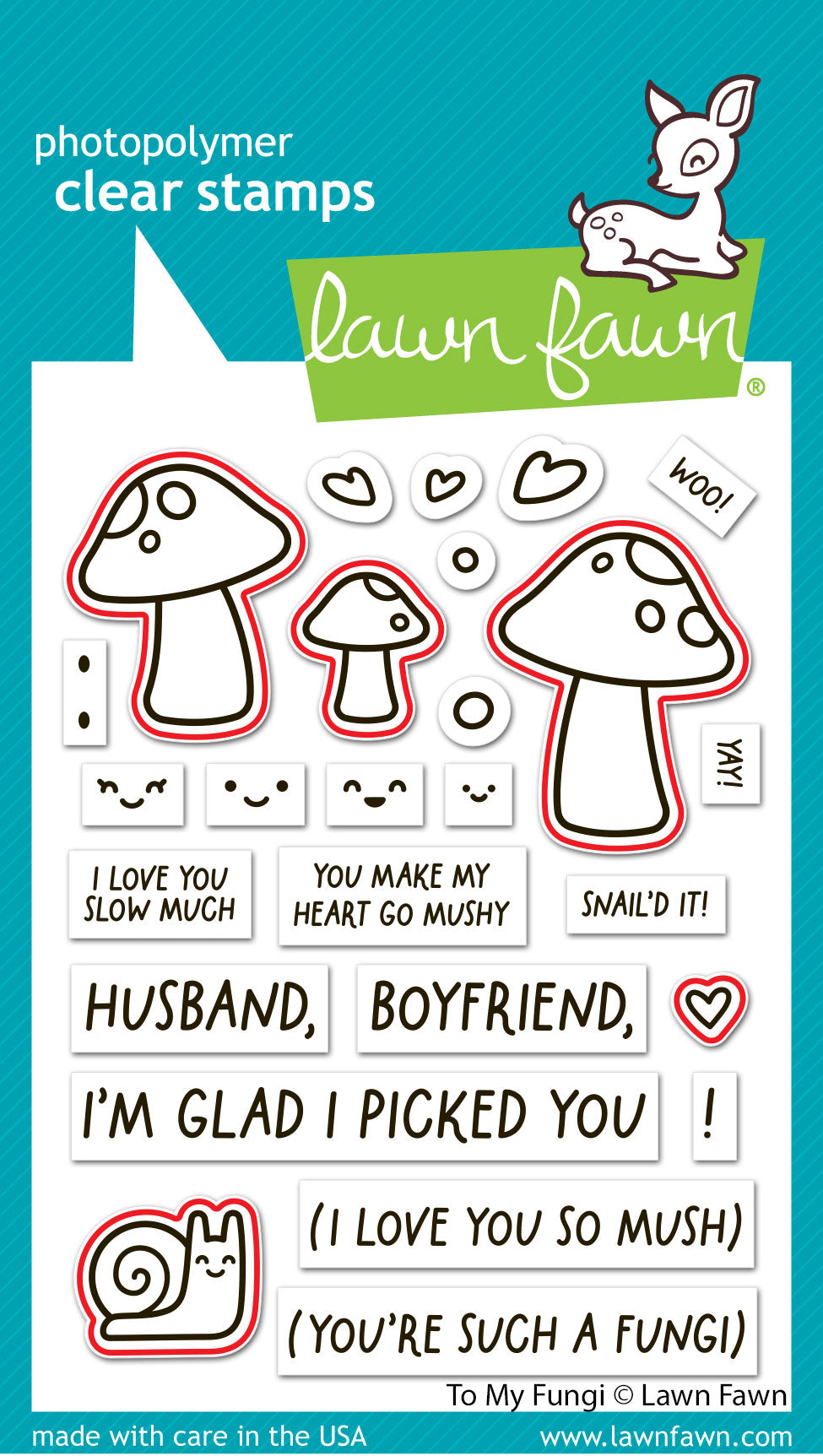 Lawn Fawn - To My Fungi Lawn Cuts