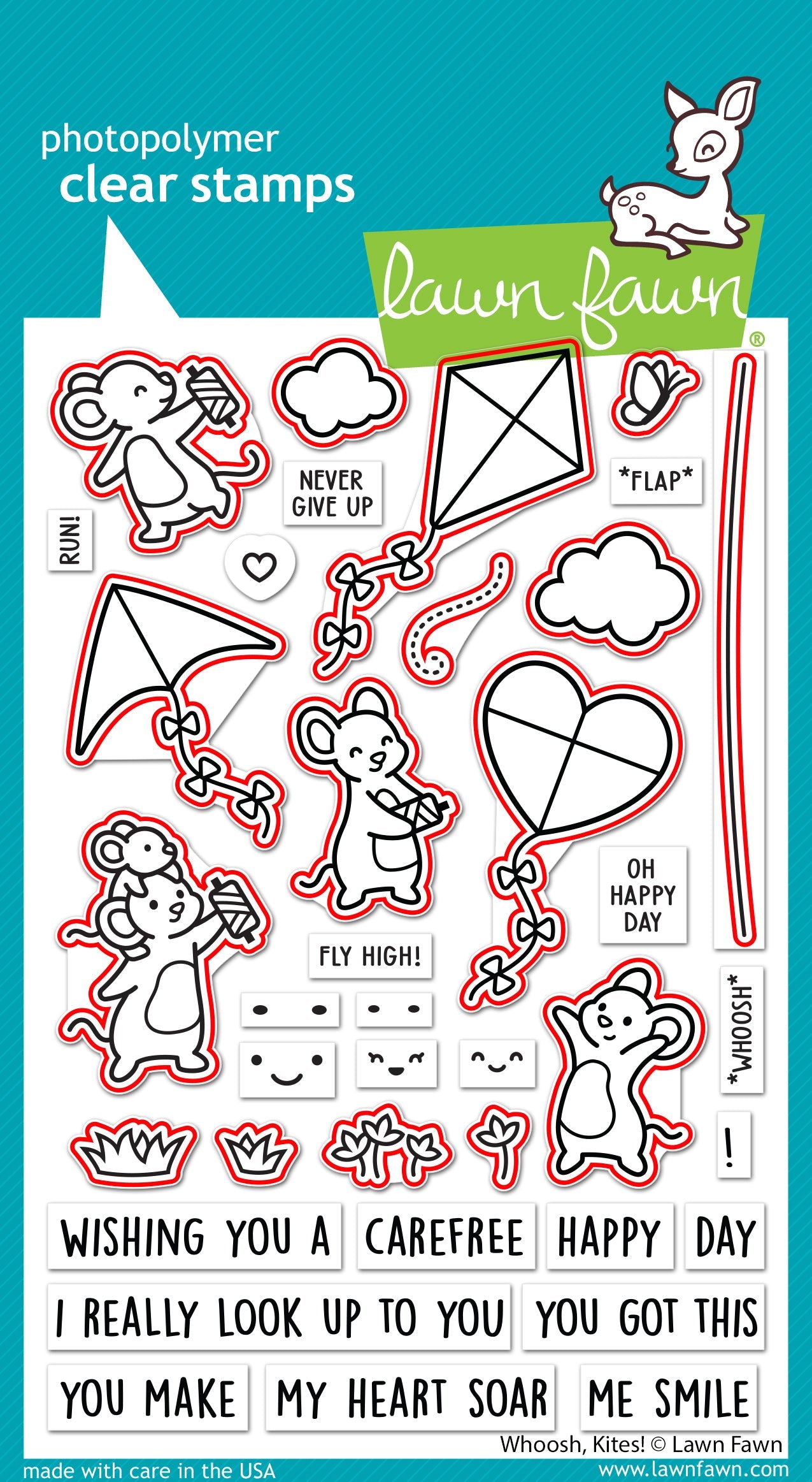 Lawn Fawn - Whoosh, Kites! Lawn Cuts