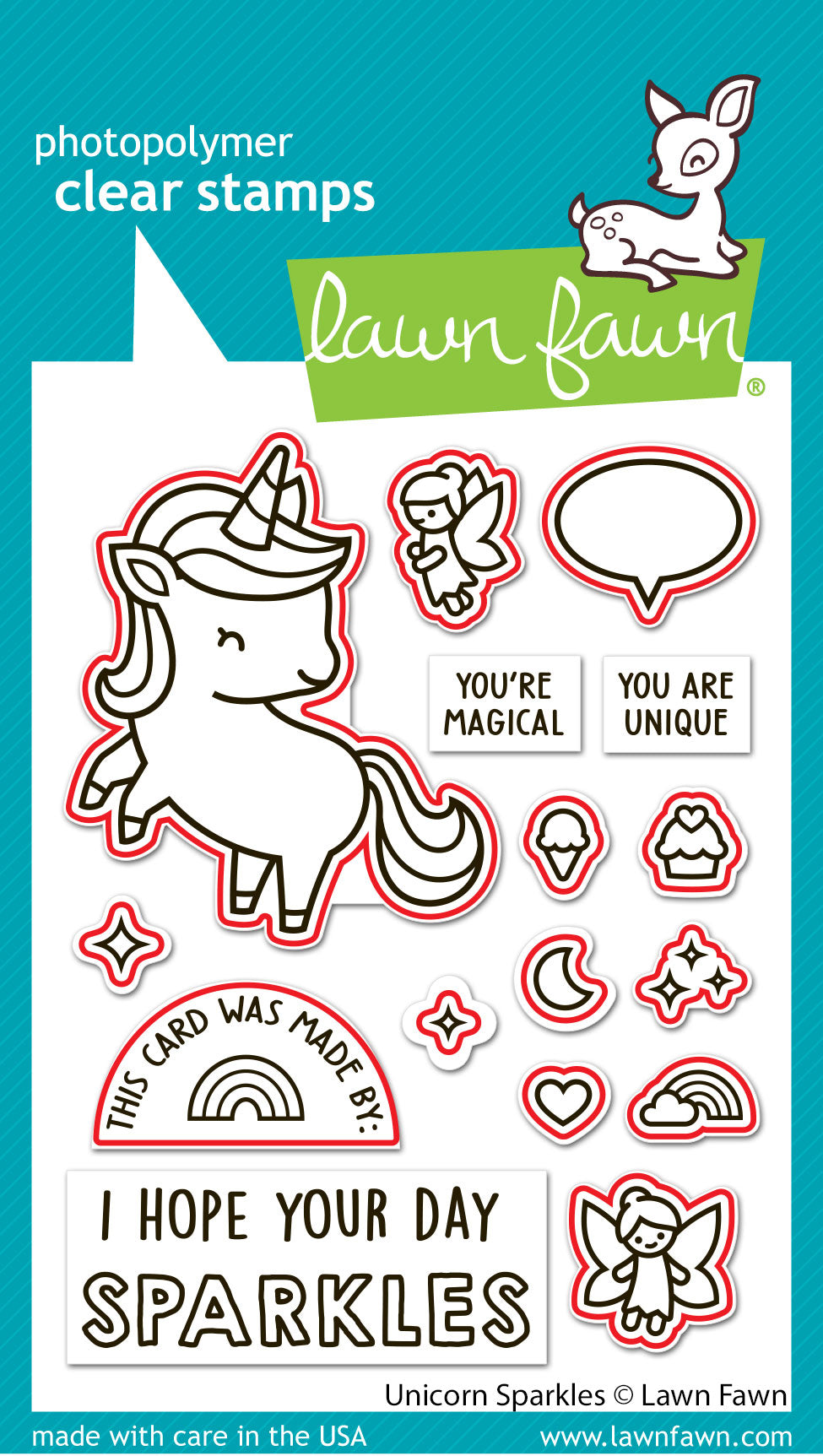 Lawn Fawn - Unicorn Sparkles Lawn Cuts