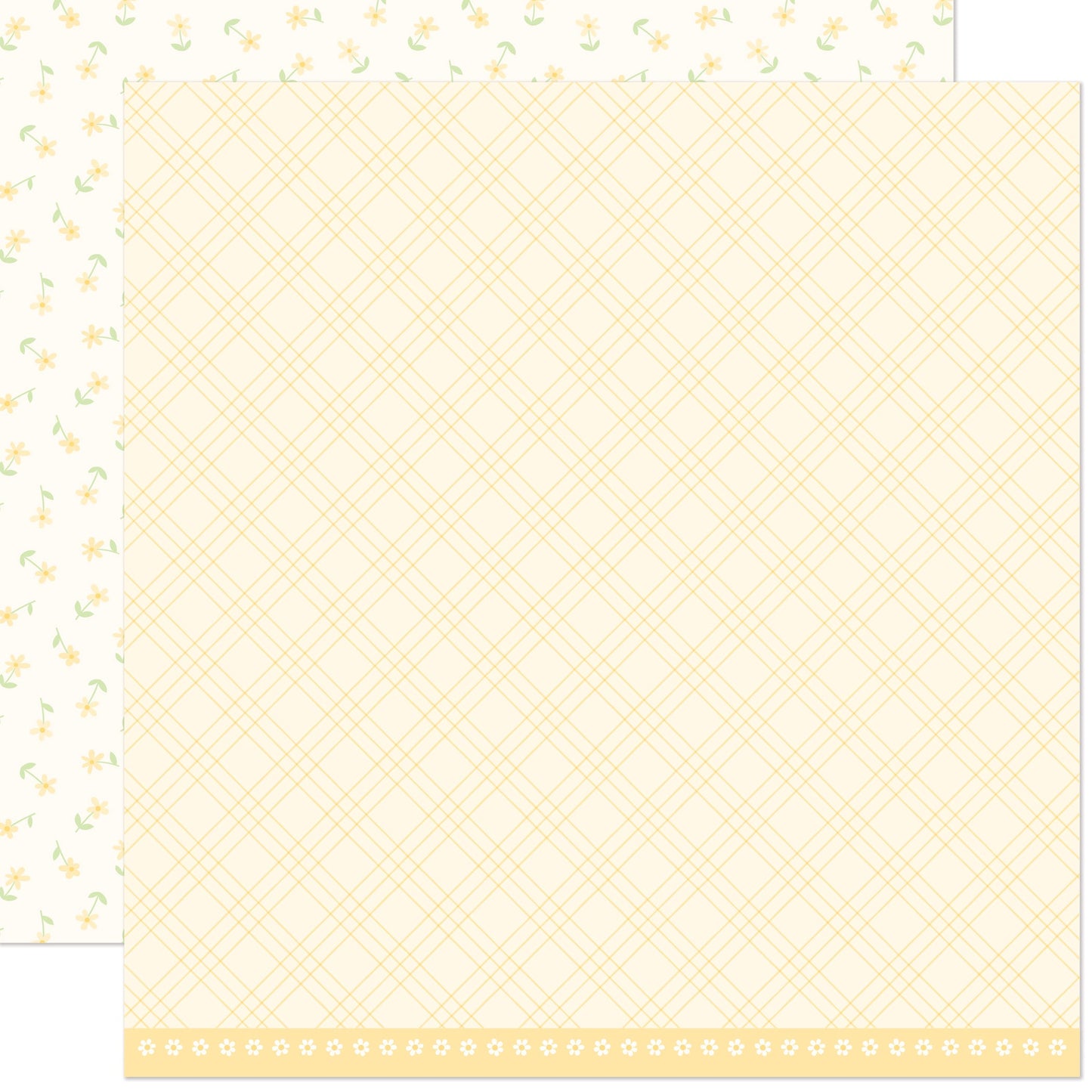 Lawn Fawn - Bitsy Blooms - Daisy 12x12"