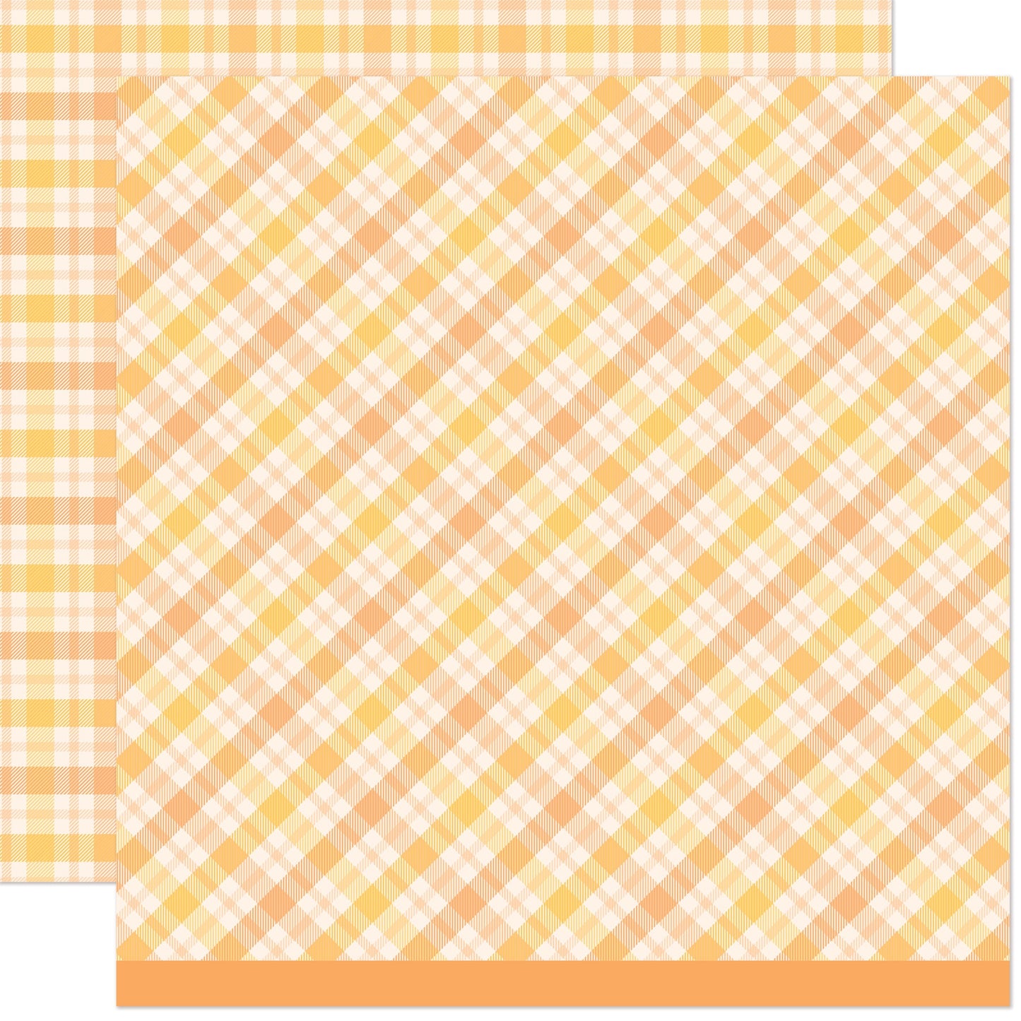 Lawn Fawn - Favorite Flannel Fall - Chai Tea 12x12"