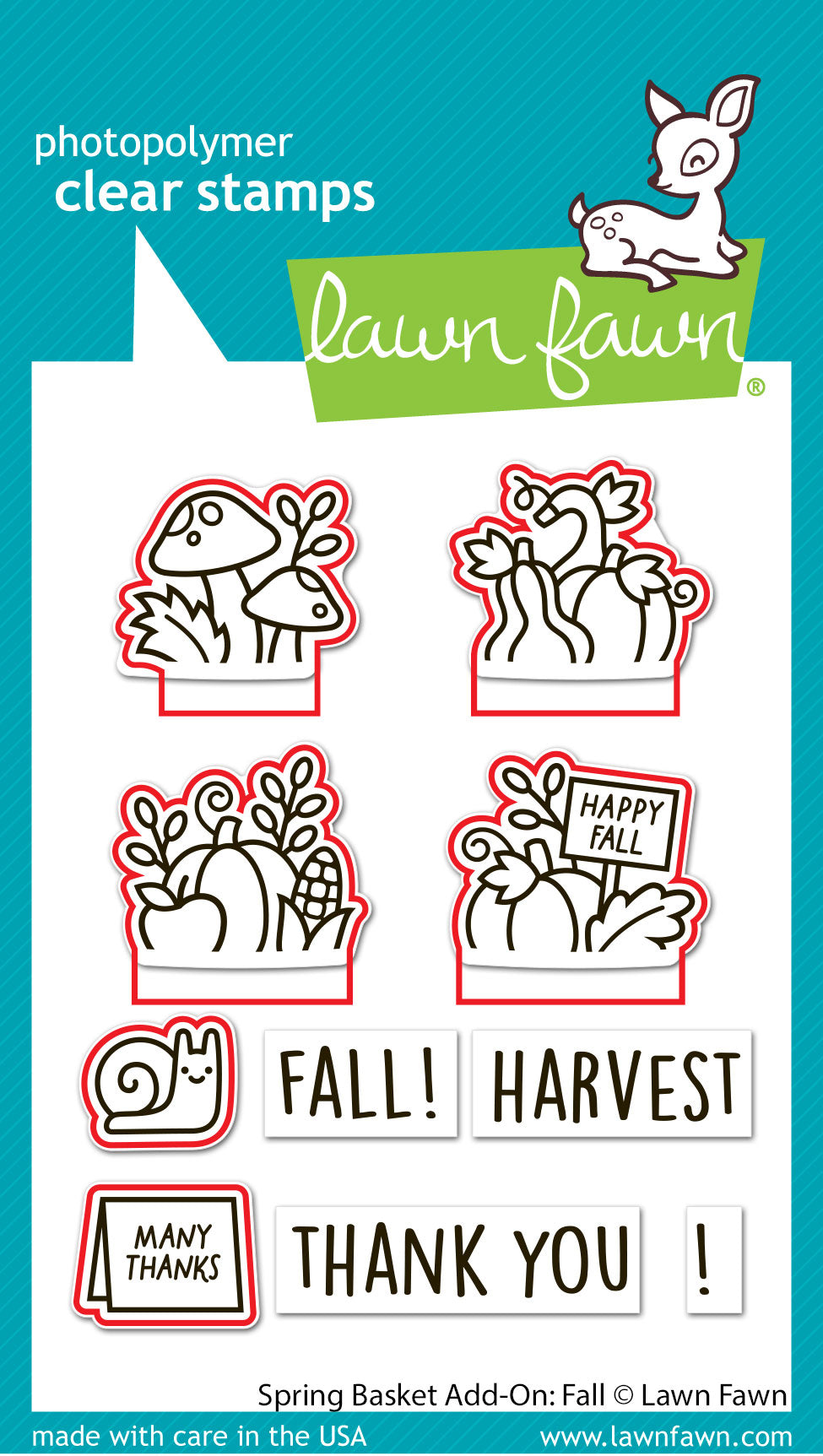 Lawn Fawn - Spring Basket Add-On: Fall Lawn Cuts