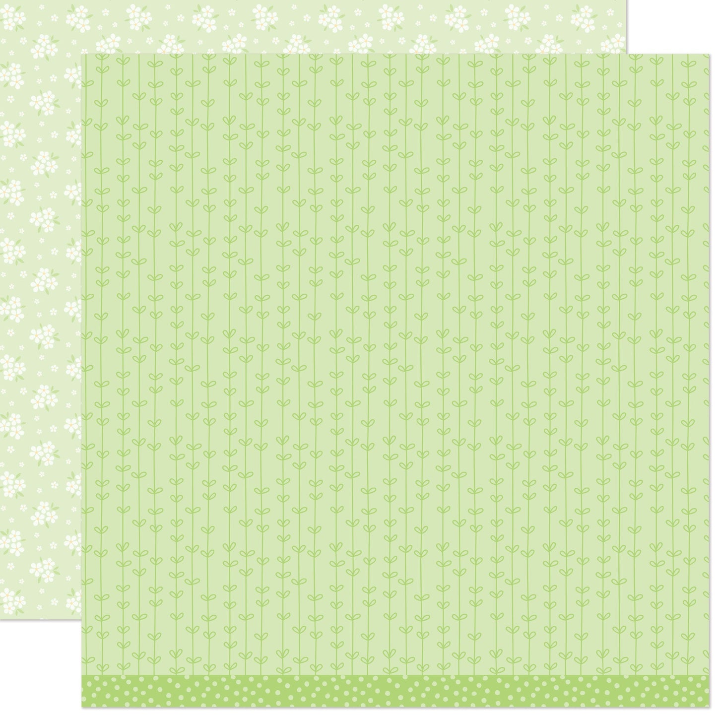 Lawn Fawn - Blissful Blossoms - Zinnia 12x12"