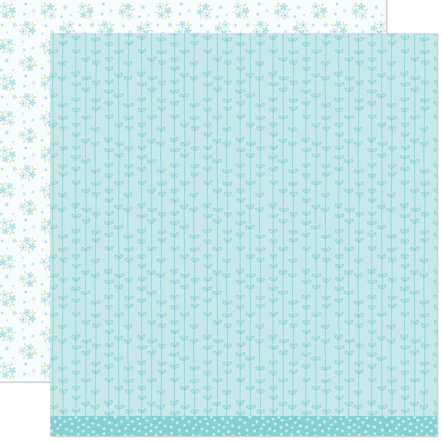 Lawn Fawn - Blissful Blossoms - Amaryllis 12x12"