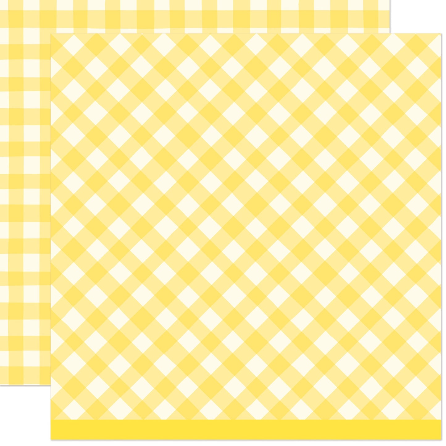 Lawn Fawn - Giddy For Gingham - Picnic Basket 12x12"