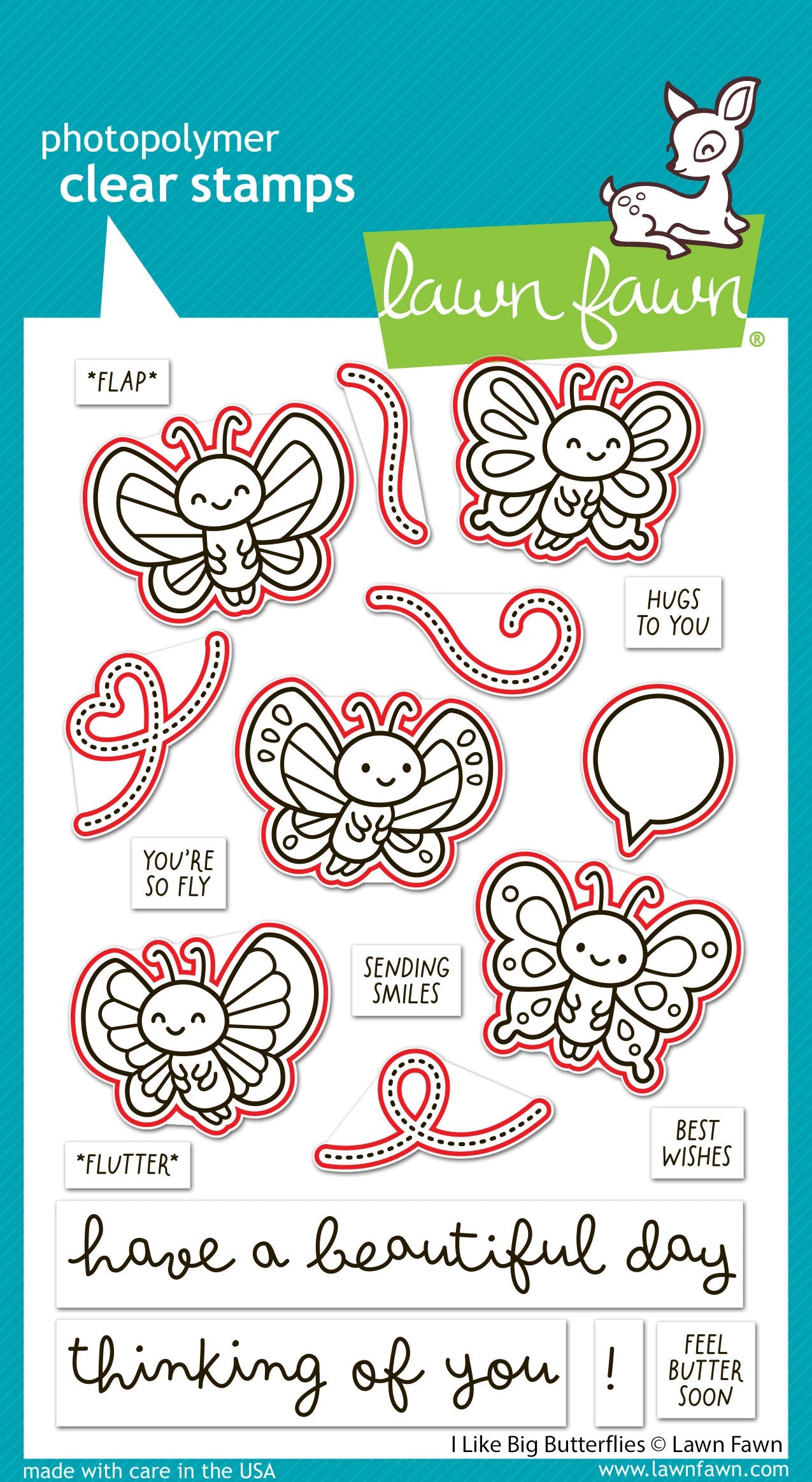 Lawn Fawn - I Like Big Butterflies Lawn Cuts