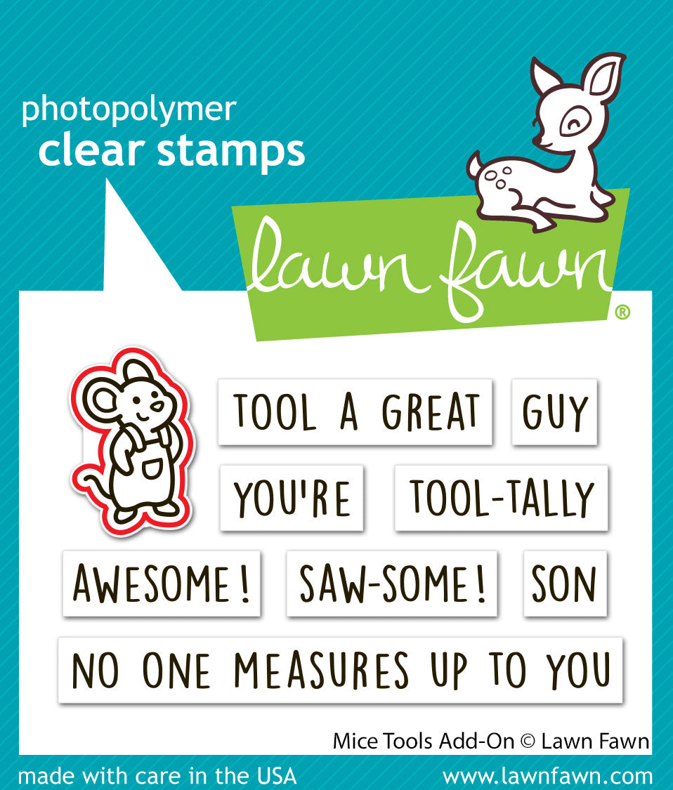 Lawn Fawn - Mice Tools Add-On Lawn Cuts