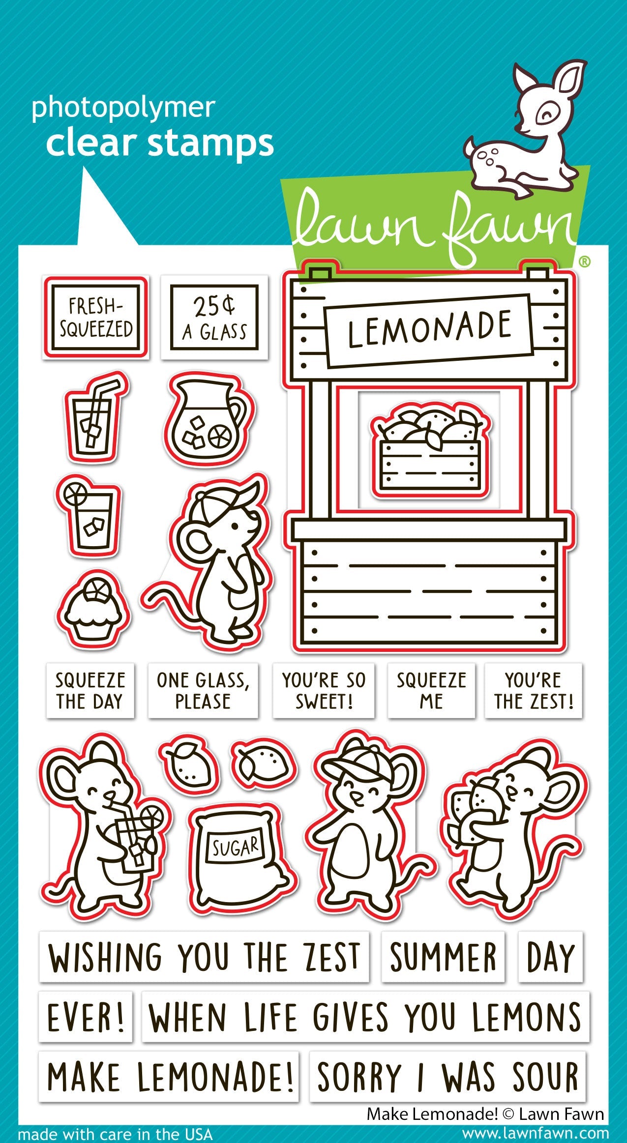 Lawn Fawn - Make Lemonade! Lawn Cuts