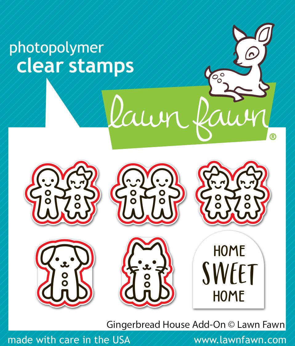 Lawn Fawn - Gingerbread House Add-On Lawn Cuts