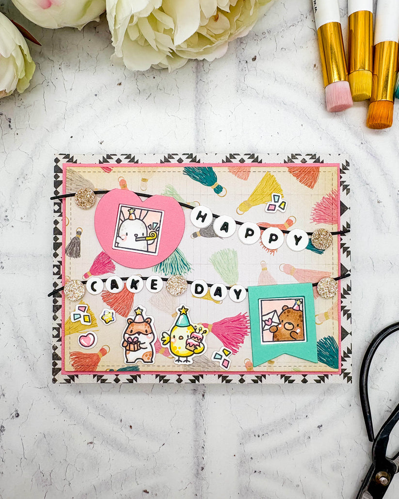 Mama Elephant - String Of Letters - Creative Cuts
