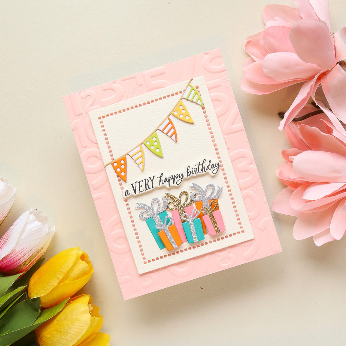 Spellbinders - Classic Pooh Birthday 3D Embossing Folder Numbers