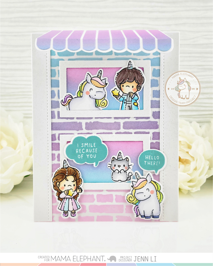 Mama Elephant - Sherbet Awning - Creative Cuts