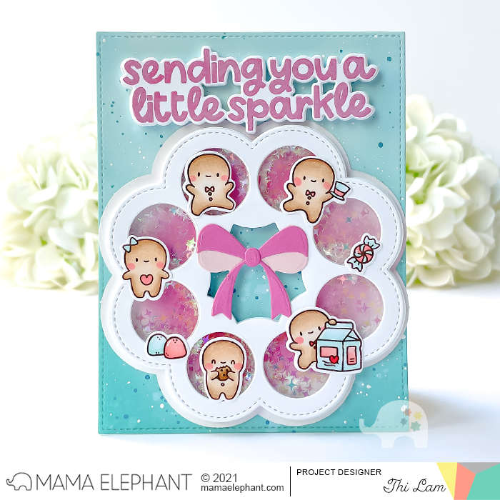 Mama Elephant - Wreath Shaker - Creative Cuts