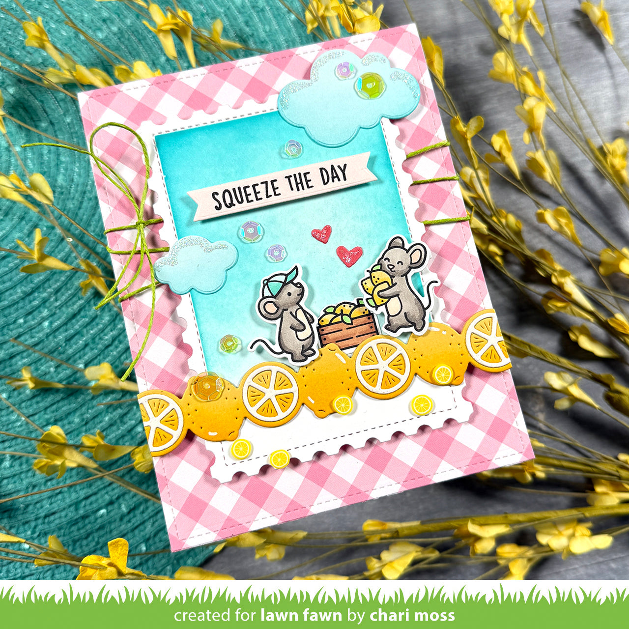 Lawn Fawn - Lemon Border