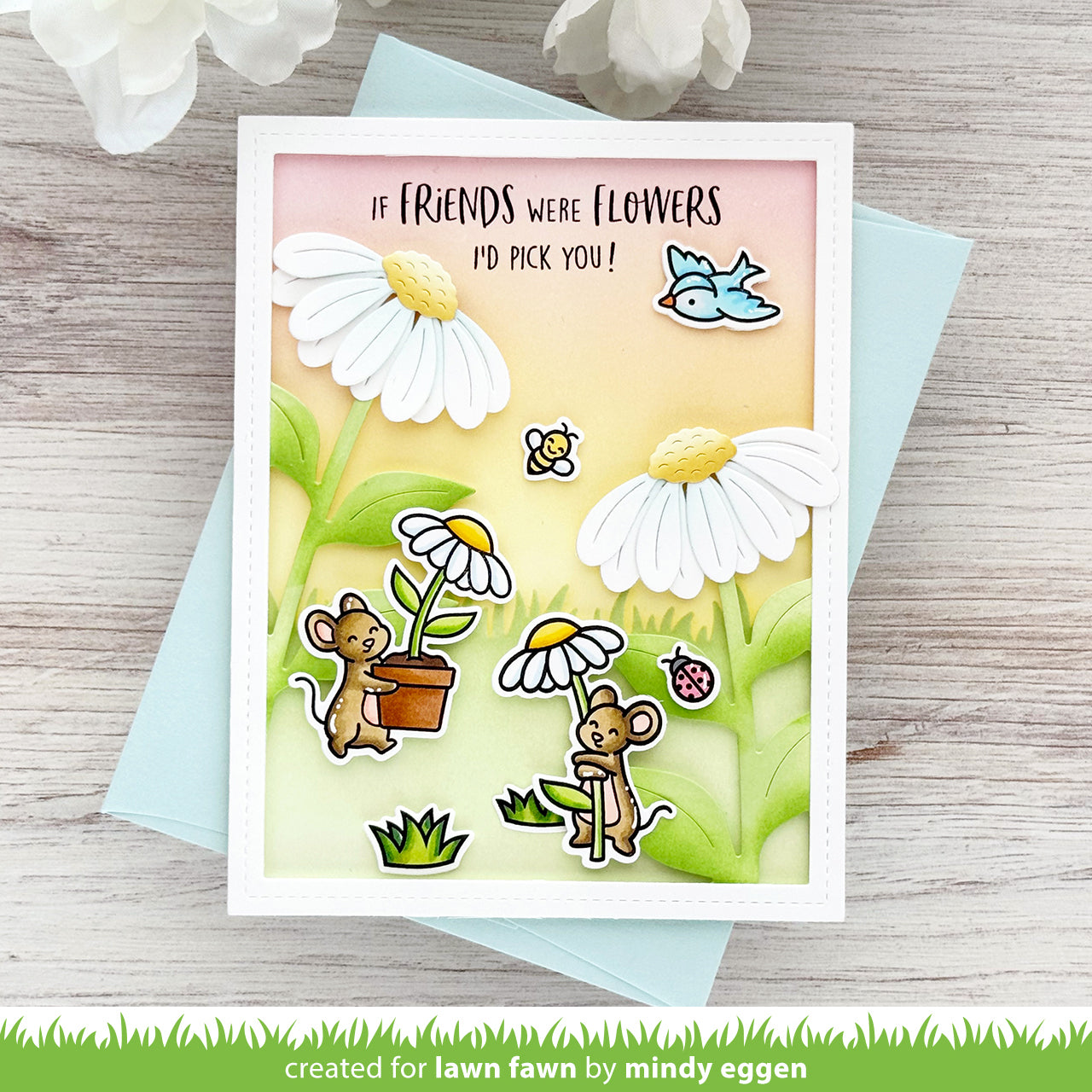 Lawn Fawn - Big Blossom Flowers