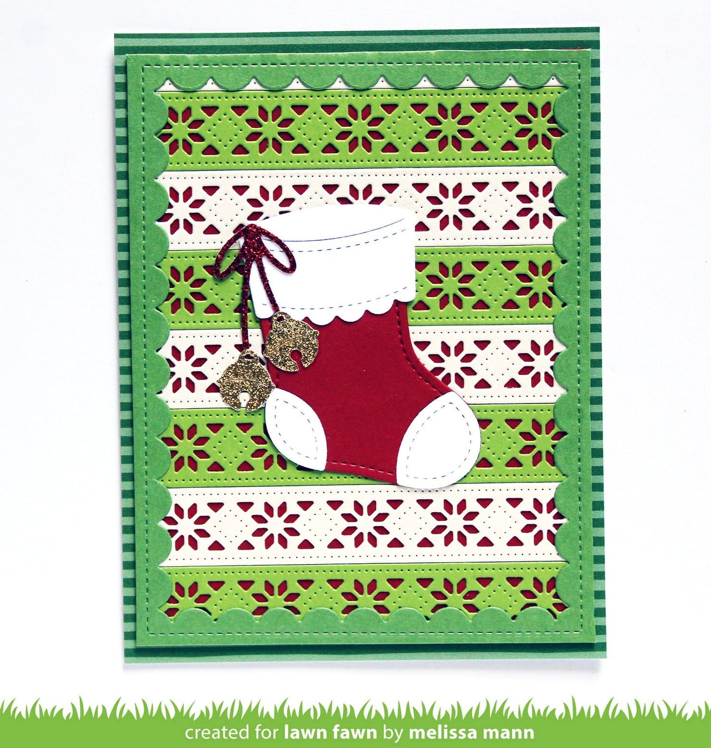 Lawn Fawn - Nordic Snowflake Border