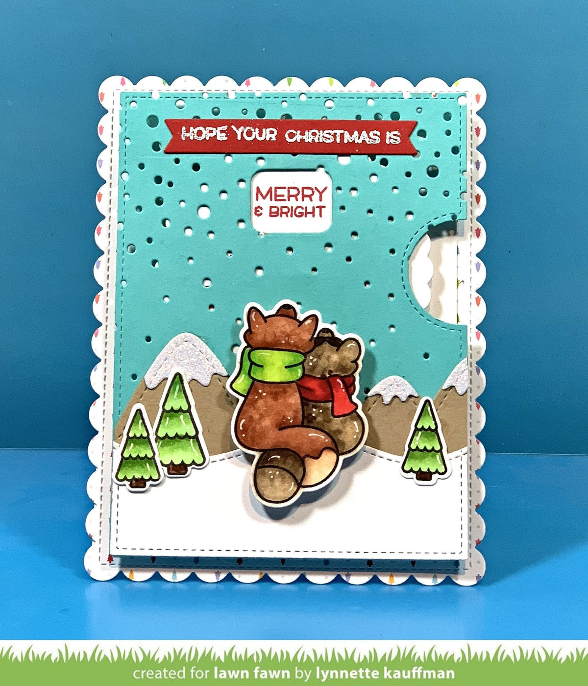 Lawn Fawn - Reveal Wheel Holiday Sentiments
