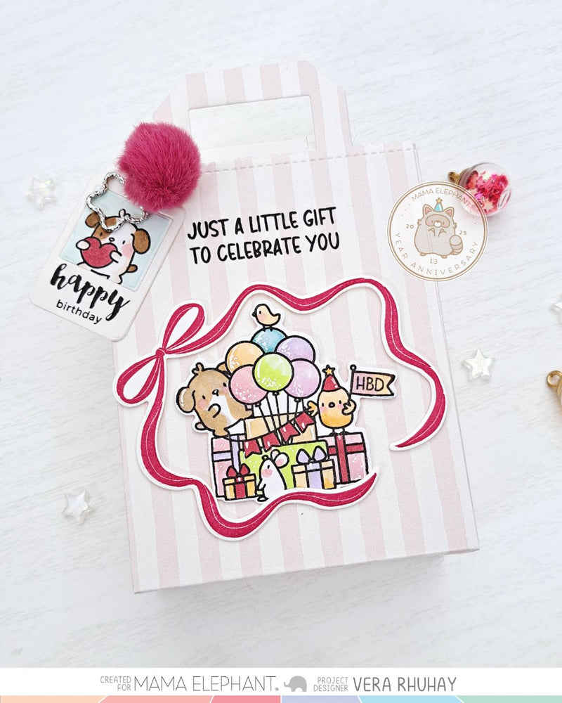 Mama Elephant - Docket Lil Flap Taggies - Creative Cuts