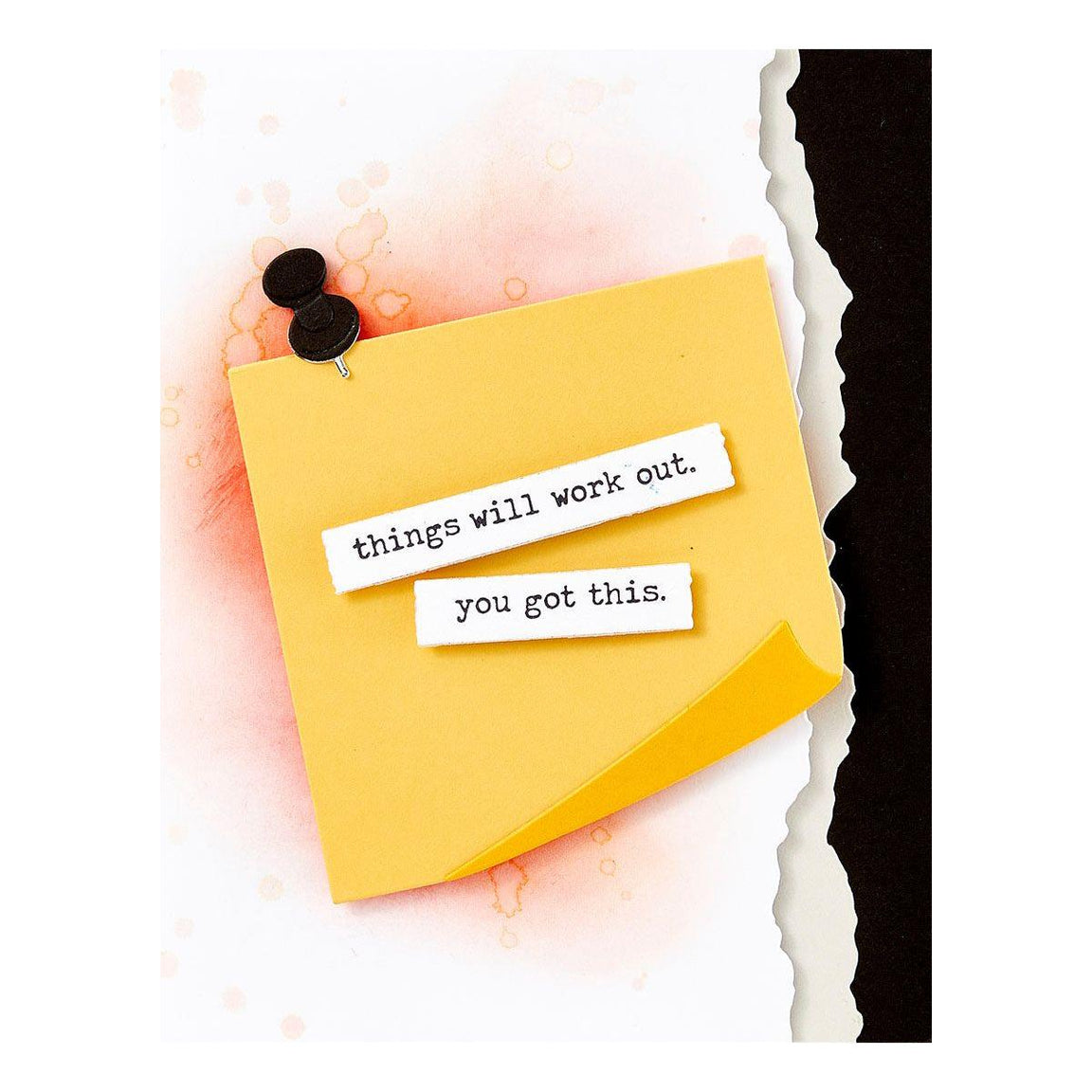 Spellbinders - Take Note Etched Dies Push Pin Notes