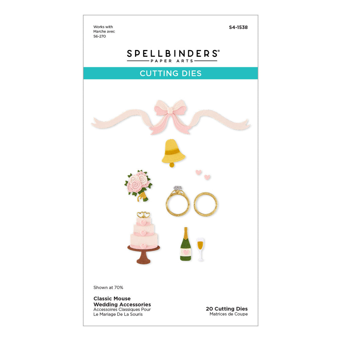Spellbinders - Classic Mouse Wedding Die Bundle