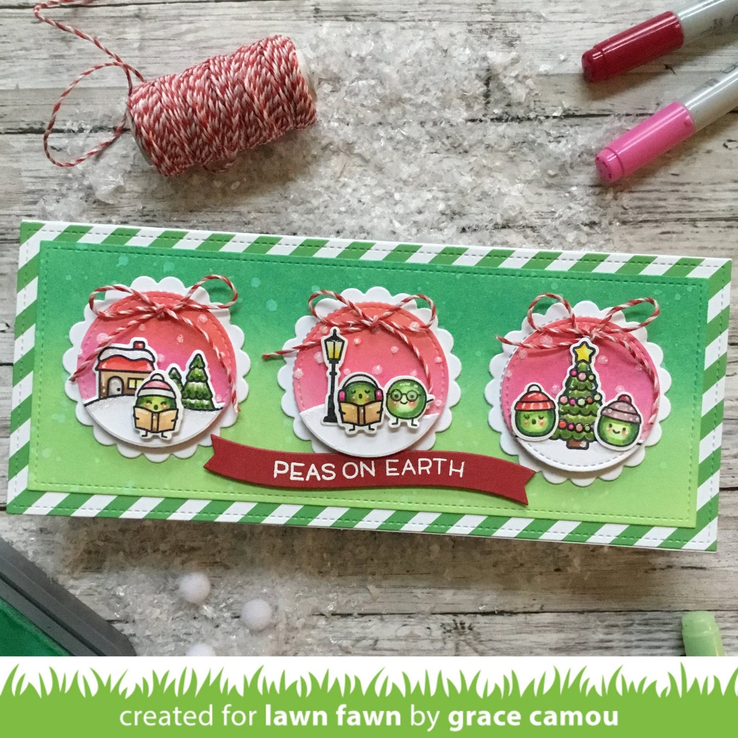 Lawn Fawn - Scalloped Circle Gift Tag
